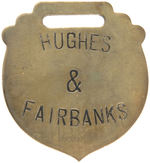 HUGHES PORTRAIT WATCH FOB HAKE #57 AND UNLISTED SHIELD.