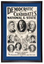 DAVIS 1924 WITH MISSOURI COATTAILS FRAMED POSTER.