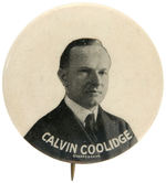 “CALVIN COOLIDGE” 1924 PORTRAIT BUTTON.