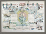 1906 "FUNNY FOLK CALENDAR" W/BUSTER BROWN, LITTLE NEMO AND OTHERS.