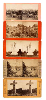 CIVIL WAR - BATTLE OF GETTYSBURG STEREOVIEW CARD COLLECTION.