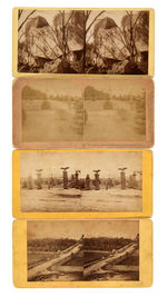 CIVIL WAR - BATTLE OF GETTYSBURG STEREOVIEW CARD COLLECTION.