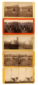 CIVIL WAR - BATTLE OF GETTYSBURG STEREOVIEW CARD COLLECTION.