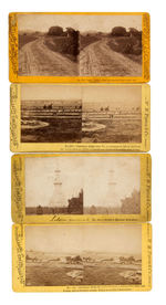 CIVIL WAR - BATTLE OF GETTYSBURG STEREOVIEW CARD COLLECTION.