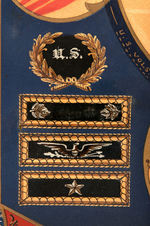 CIVIL WAR BVT. BRIG. GENERAL GEO. W. BALLOCH HAND-PAINTED POST WAR ESCUTCHEON.