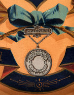 CIVIL WAR BVT. BRIG. GENERAL GEO. W. BALLOCH HAND-PAINTED POST WAR ESCUTCHEON.