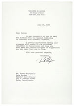 THREE NIXON LETTERS TO YORK NEWSMAN 1966-1967.