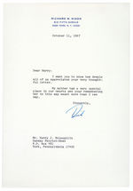 THREE NIXON LETTERS TO YORK NEWSMAN 1966-1967.