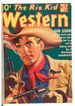 "RIO KID WESTERN" HARDCOVER BOUND PULP VOLUME TRIO.