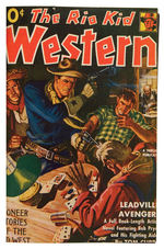 "RIO KID WESTERN" HARDCOVER BOUND PULP VOLUME TRIO.