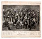 1904 PRINT HONORS THE "PROHIBITION PARTY LEADERS OF 1884."