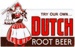 DUTCH ROOT BEER COUNTER ADVERTISING SIGN.