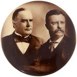 McKINLEY AND ROOSEVELT UNLISTED AND GORGEOUS HIGH CONTRAST LARGE JUGATE.