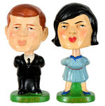 "JACK/JACKIE" KENNEDY KISSING BOBBING HEAD SET.