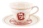 FDR HYDE PARK HOME PLATE PAIR PLUS CUP & SAUCER 1940s-50s.