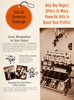 "ROY ROGERS 1961-1962 CATALOGUE" RETAILER'S MERCHANDISING CATALOG.