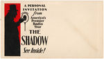 "THE SHADOW" RADIO SHOW INVITATION TRIO.