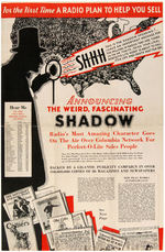 "THE SHADOW" RADIO SHOW INVITATION TRIO.