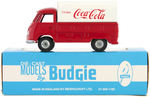 VOLKSWAGEN AMBULANCE & COCA-COLA BOXED TOY PAIR.