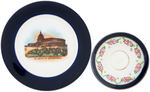 “WASHINGTON D.C.” COBALT BLUE 10 PIECE SOUVENIR CHINA COLLECTION.