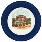 “PENNSYLVANIA” COBALT BLUE 10 PIECE SOUVENIR CHINA COLLECTION.