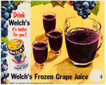 HOWDY DOODY WELCH'S GRAPE JUICE SIGN PAIR.