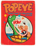 "POPEYE - GHOST SHIP TO TREASURE ISLAND" BLB ORIGINAL ART TRIO & MATCHING BOOK.