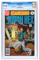 “JONAH HEX” #1 MAR.-APR., 1977 CGC 9.8 WHITE PAGES.