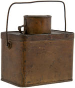 MINIATURE WORKINGMAN'S LUNCH PAIL C.1900.