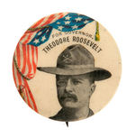 "FOR GOVERNOR THEODORE ROOSEVELT" 1898 BUTTON.