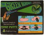 "THE GREEN HORNET PRINT PUTTY" COLORFORMS STORE DISPLAY.