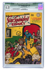 "STAR SPANGLED COMICS" CGC TRIO.