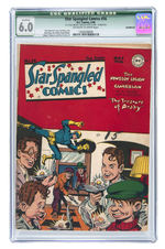 "STAR SPANGLED COMICS" CGC TRIO.