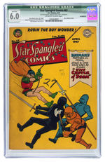 "ALL STAR COMICS" & "STAR SPANGLED COMICS" CGC PAIR.