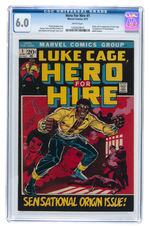 MARVEL COMICS 1970s CGC TRIO (FIRST LUKE CAGE & SHANG CHI, MASTER OF KUNG-FU).