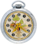 BOY SCOUT "BE PREPARED" 1937 INGERSOLL POCKETWATCH (VARIETY).