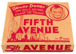 “HOWDY DOODY FIFTH AVENUE” CANDY BARS BOX.