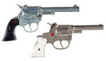 HUBLEY BOXED “RODEO/SURE-SHOT” UNFIRED CAP GUN PAIR.