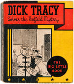 "DICK TRACY SOLVES THE PENFIELD MYSTERY" SCARCE SOFTCOVER BLB.