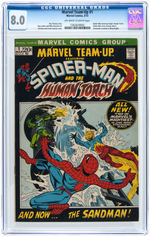 "MARVEL TEAM-UP" CGC LOT.