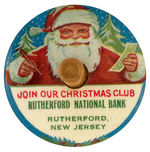 “JOIN OUR CHRISTMAS CLUB” SANTA CLAUS SPINNING TOP.