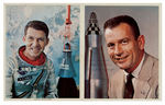 NASA MERCURY SEVEN ASTRONAUTS SIGNED PHOTO LOT.