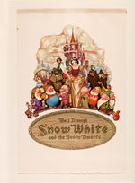 WALT DISNEY STUDIO 1937 CHRISTMAS CARD SET.