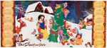 WALT DISNEY STUDIO 1955-1959 CHRISTMAS CARD LOT.