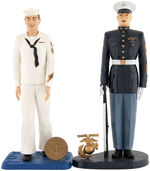 "FIGHTING MEN" BUILT-UP STORE DISPLAY MODEL TRIO ISSUED BY AURORA.