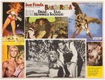 "BARBARELLA" OVER-SIZED MEXICAN LOBBY CARD SET.