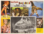 "BARBARELLA" OVER-SIZED MEXICAN LOBBY CARD SET.