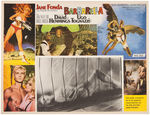 "BARBARELLA" OVER-SIZED MEXICAN LOBBY CARD SET.