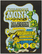 CAROUSEL BALLROOM CONCERT POSTER TRIO.