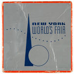 NYWF 1939 BOXED BELT BUCKLE & CARD DECK.